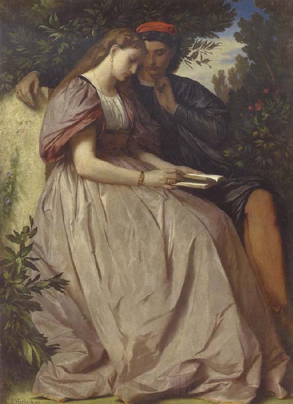 Anselm Feuerbach Paolo and Francessa France oil painting art